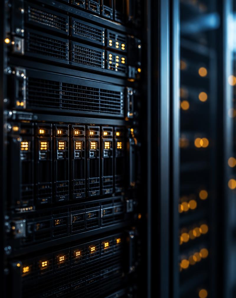 Data center racks supporting a CloudSpring managed platform engagement